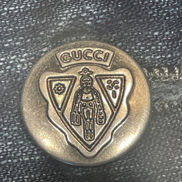 Gucci Arkansas 01865 Denim Jeans 35x32 Made In Italy - Picture 13 of 16